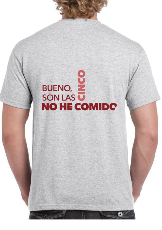 Camiseta dónuts ‘BUENO, SON LAS CINCO NO HE COMIDO’