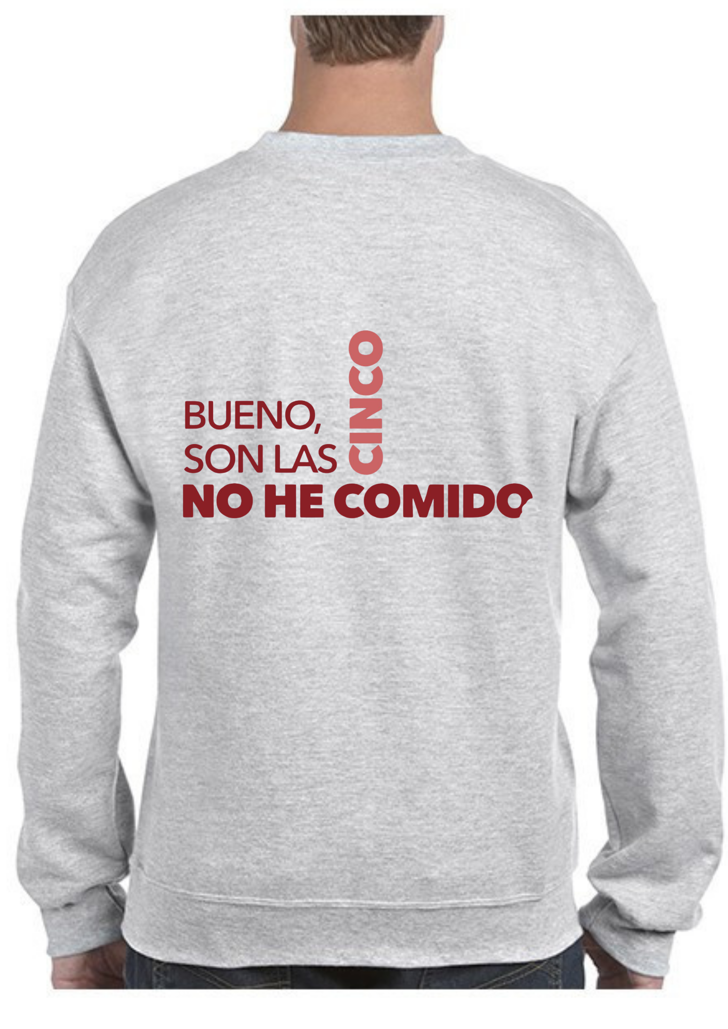 Sudadera dónuts ‘BUENO, SON LAS CINCO NO HE COMIDO’