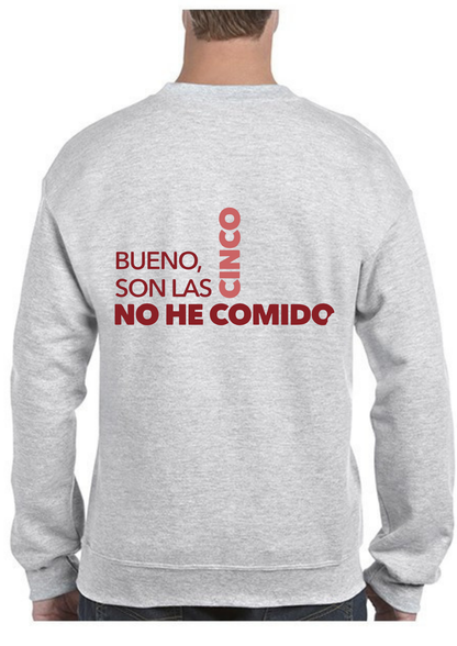 Sudadera dónuts ‘BUENO, SON LAS CINCO NO HE COMIDO’