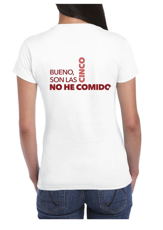 Camiseta dónuts ‘BUENO, SON LAS CINCO NO HE COMIDO’
